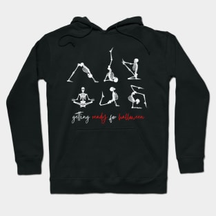 skeleton yoga Hoodie